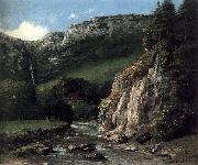 Gustave Courbet, Stream in the Jura Mountains